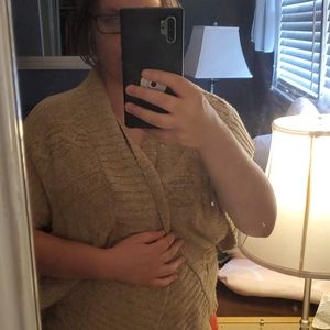 Beige cream old navy sweater vest